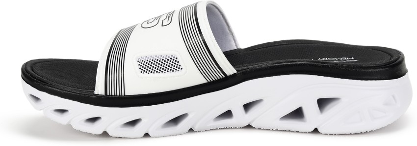 Skechers white flip discount flops