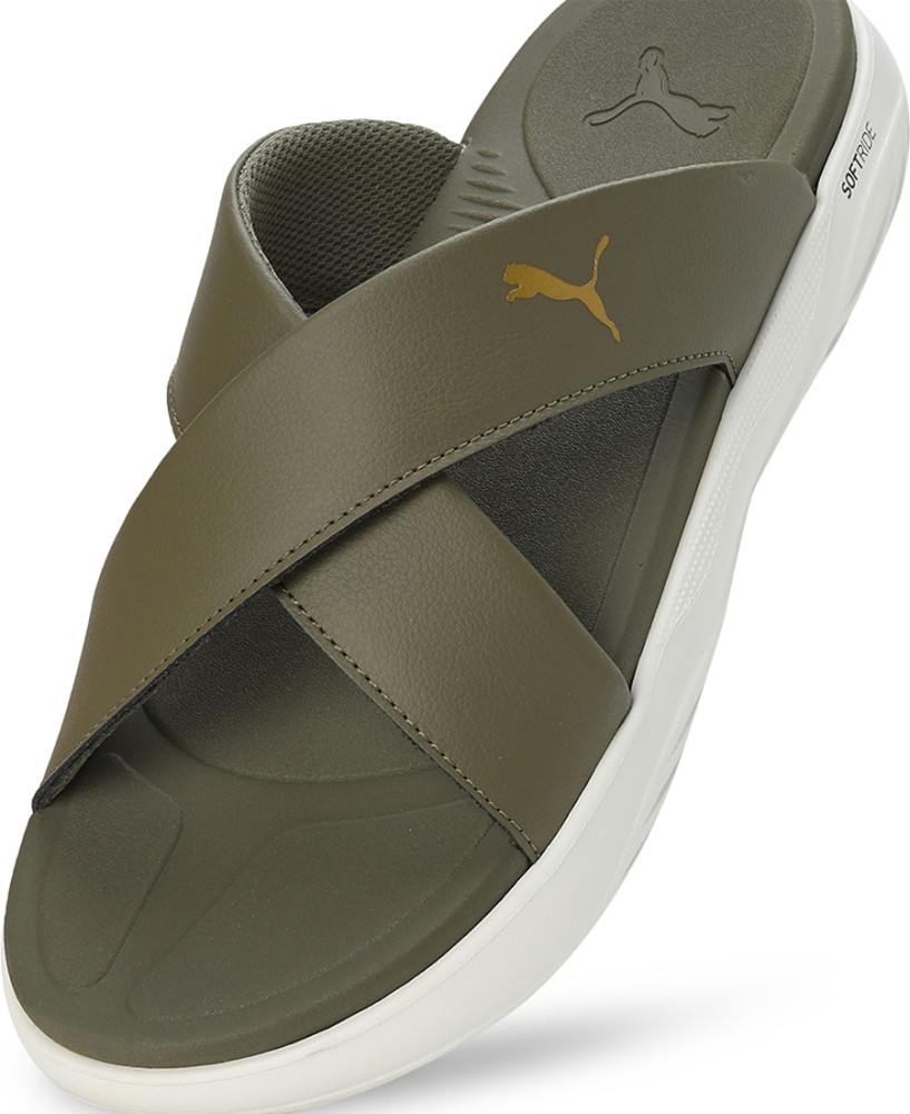 Puma store sandals olive