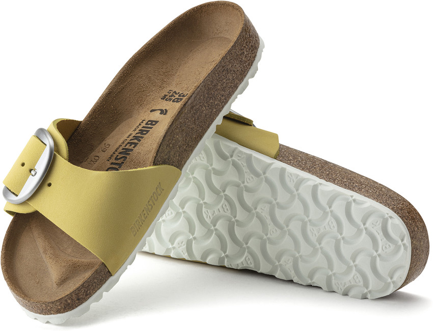 Birkenstock madrid cheap big buckle yellow
