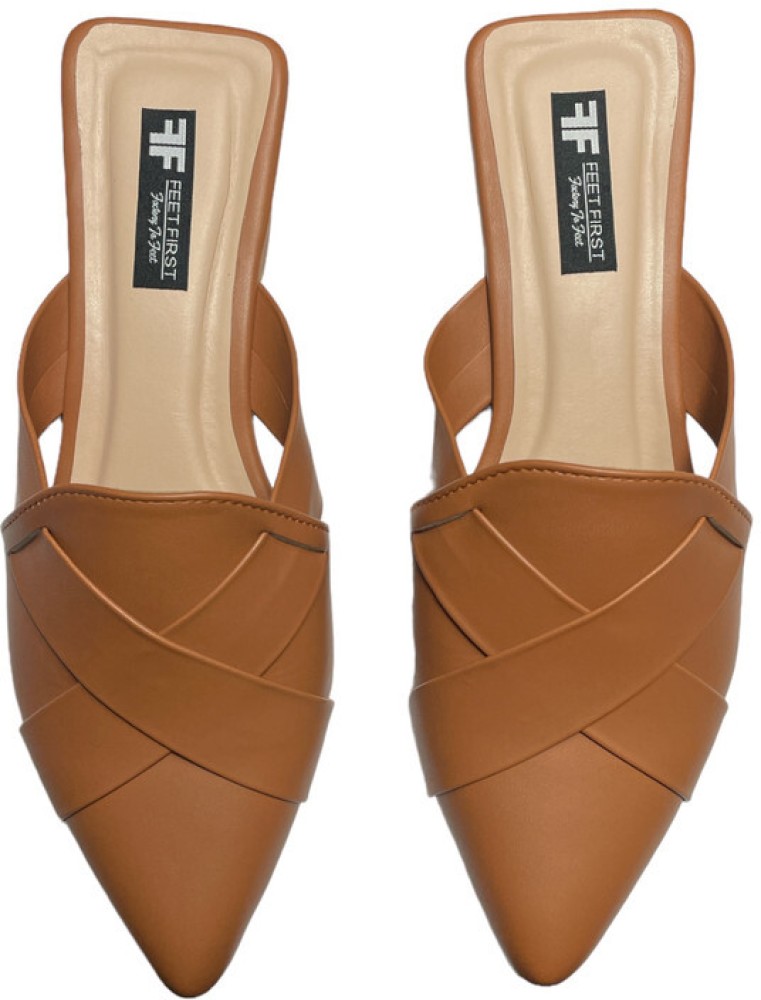 Feet First Women Tan Clogs Buy Feet First Women Tan Clogs Online