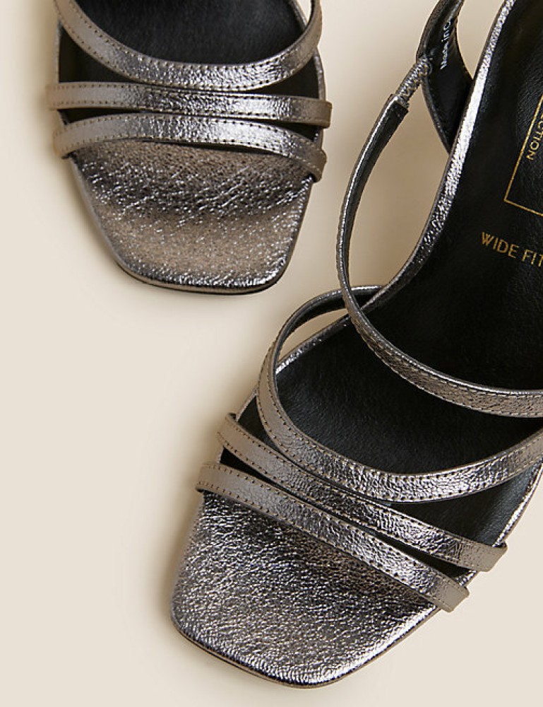 Marks and spencer deals silver sandals