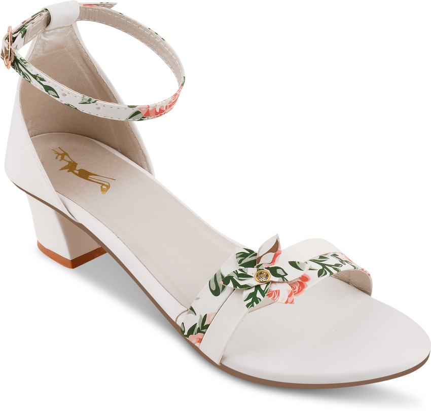 Nice white heels best sale