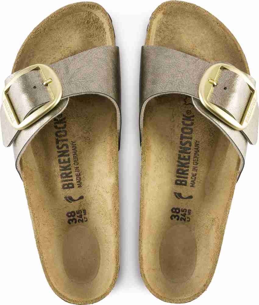 Birkenstock madrid discount big buckle gold