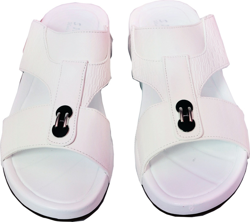 LEATHER CHAPPAL FOR MEN Men White Sandals Buy LEATHER CHAPPAL