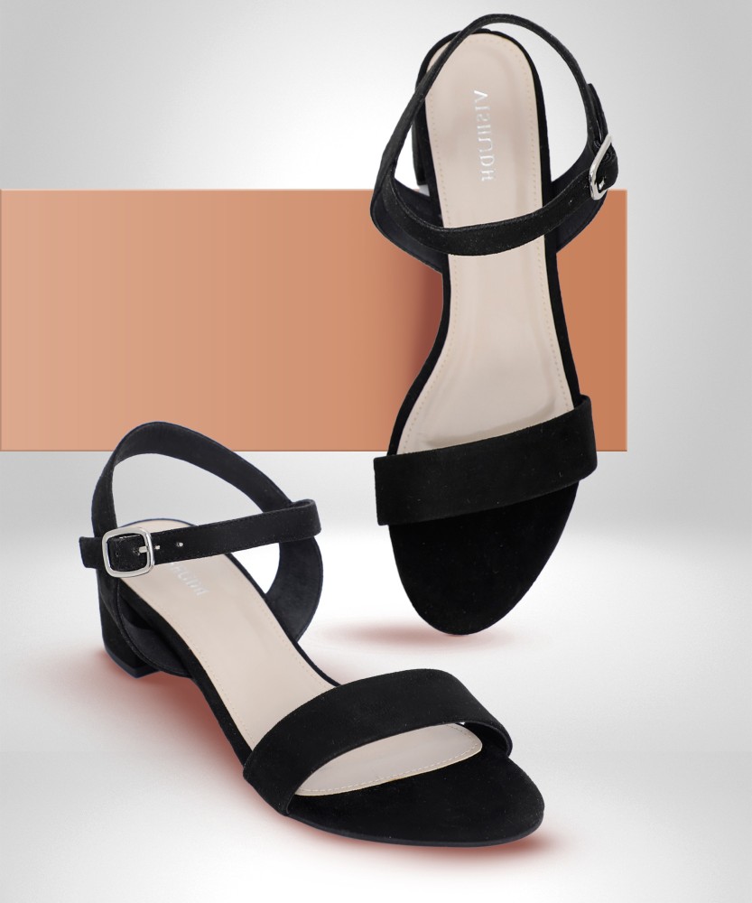 Black block clearance heels online india