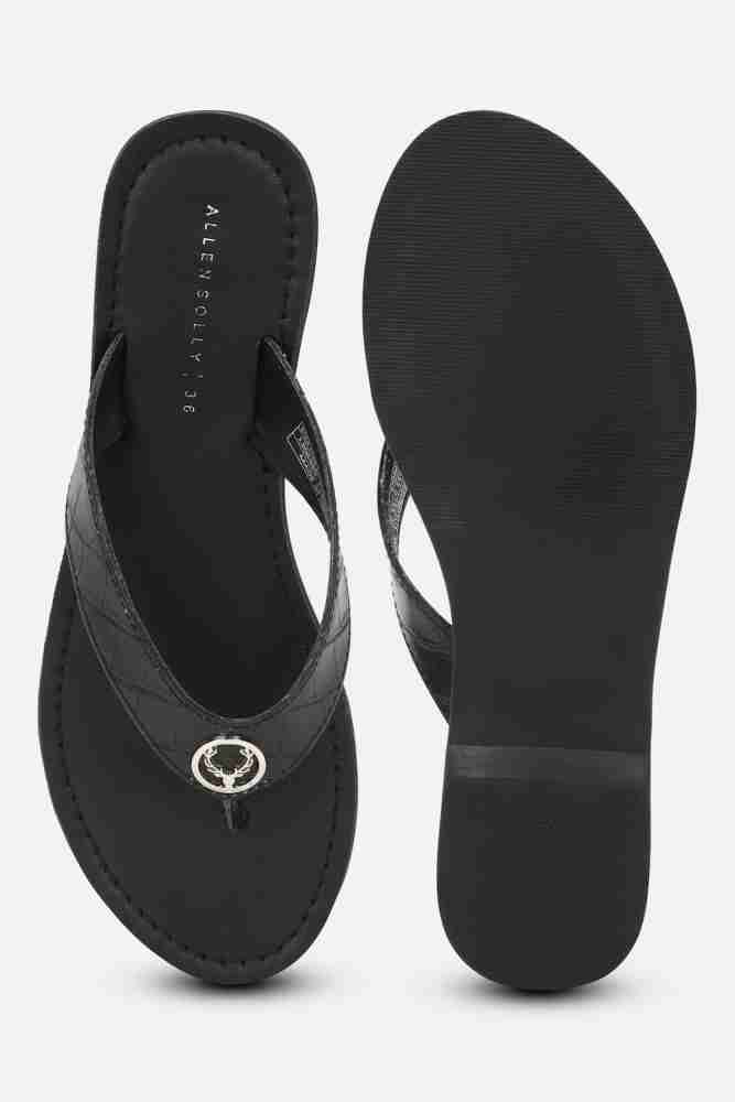 Women's coach flip flops outlet black