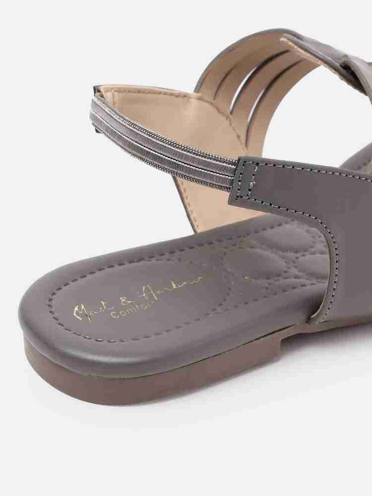 Mast and harbour open toe flats sale