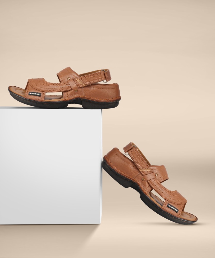 Red Chief Tan Leather Sandal at Nykaa.com