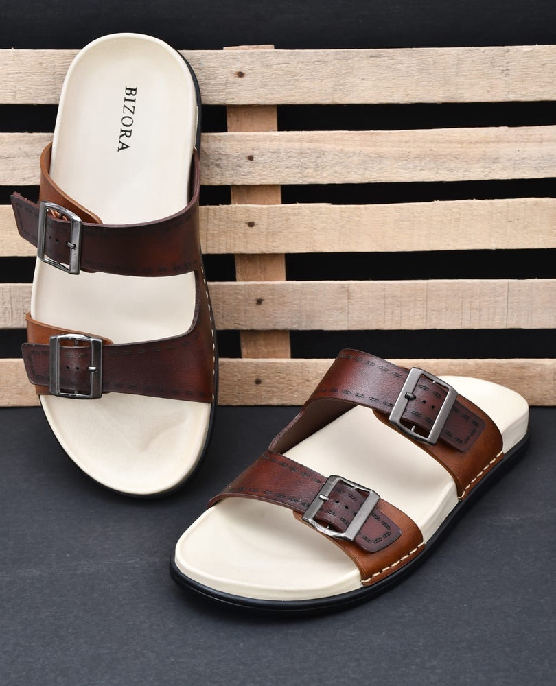 Flipkart leather sandals discount