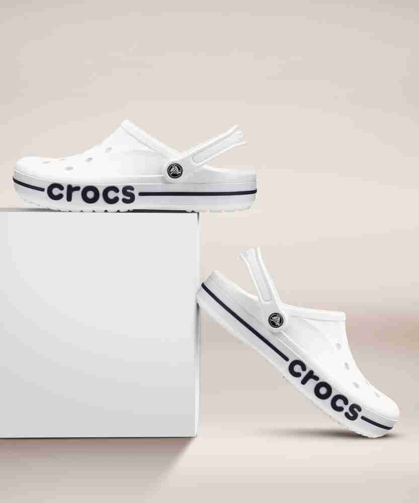 white bayaband crocs