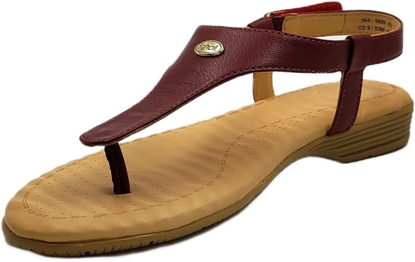 Dr Scholl Women Maroon Sandals Buy Dr Scholl Women Maroon