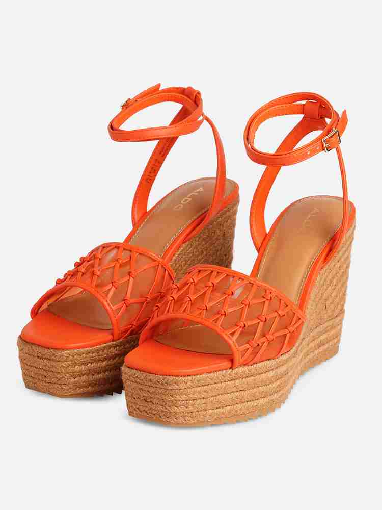 Aldo red wedges hotsell