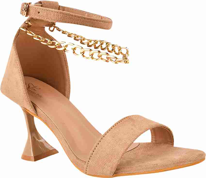 Chain ankle outlet strap heels