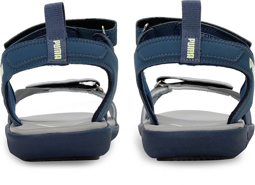 puma navy blue sandals