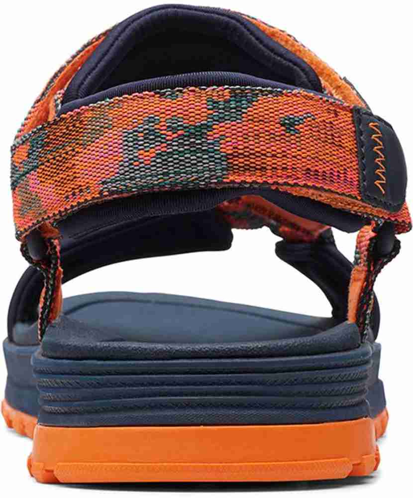 Clarks best sale orange sandals