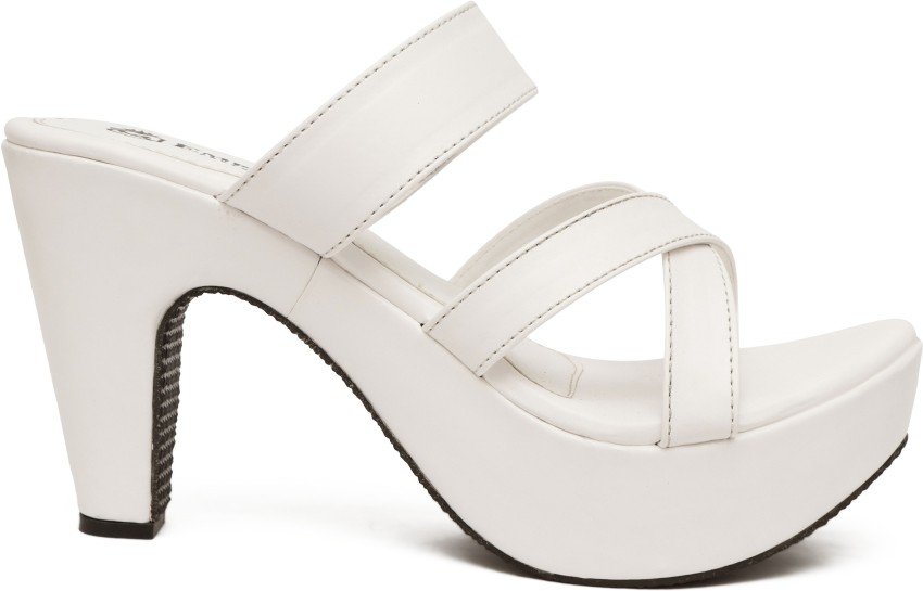 ONLY EMPIRE Women White Heels - Buy ONLY EMPIRE Women White Heels Online at  Best Price - Shop Online for Footwears in India