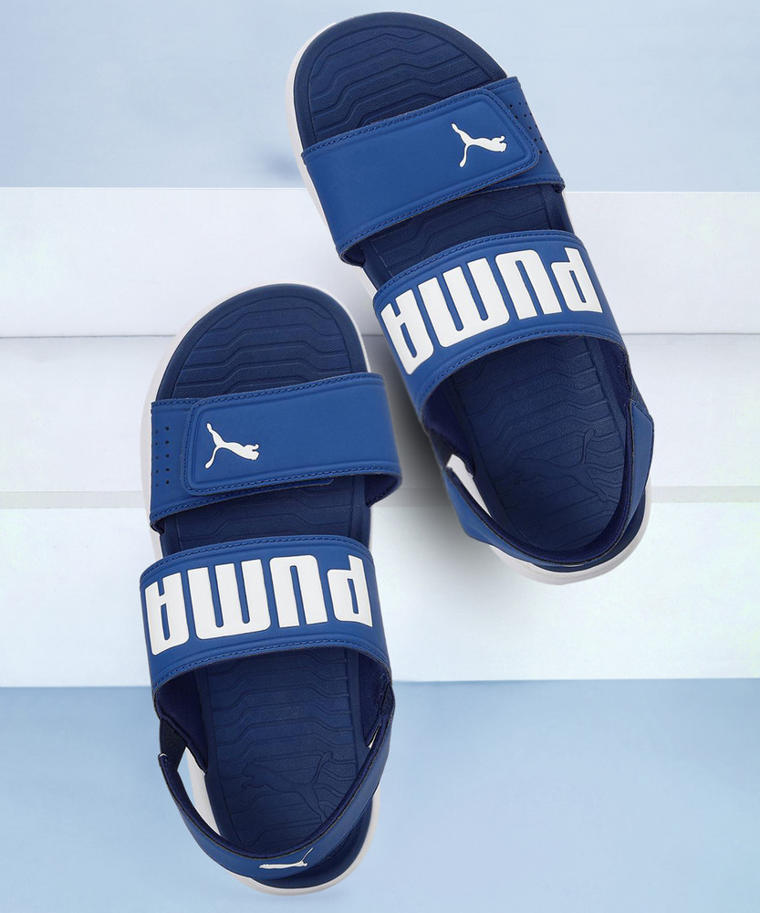 Puma sandals discount men blue