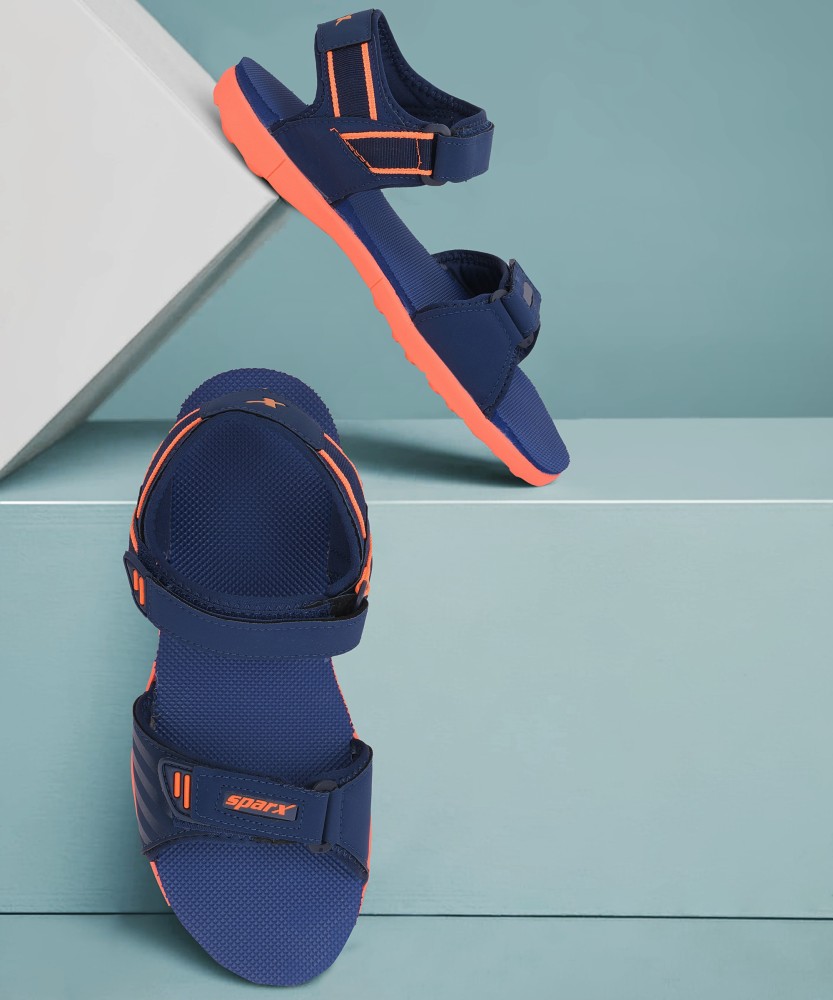 Sparx SS 486 Men Navy Orange Sandals