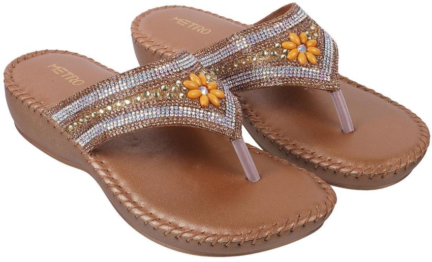 Metro chappals deals for ladies