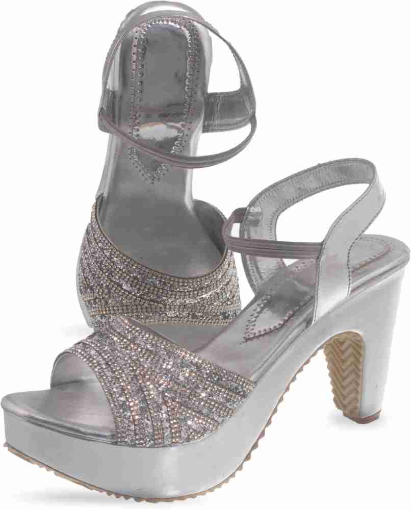 Sonakey Women Silver Heels