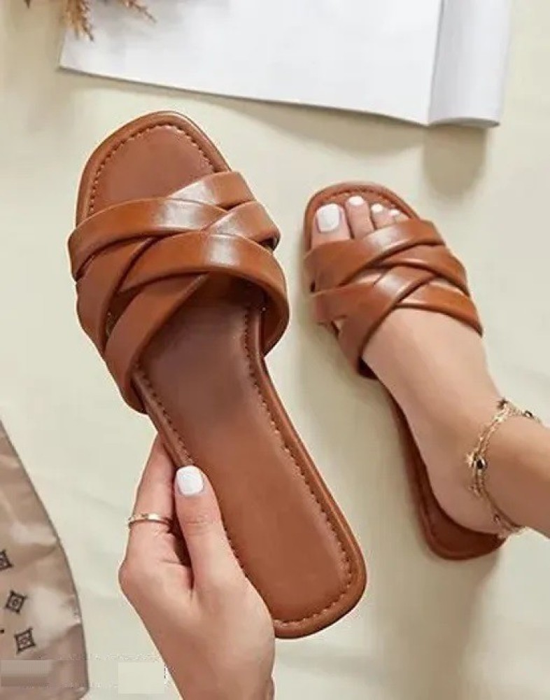 Girls tan leather discount sandals