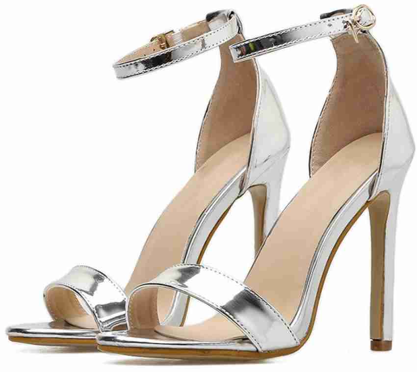 Cheap silver heels under hot sale $20