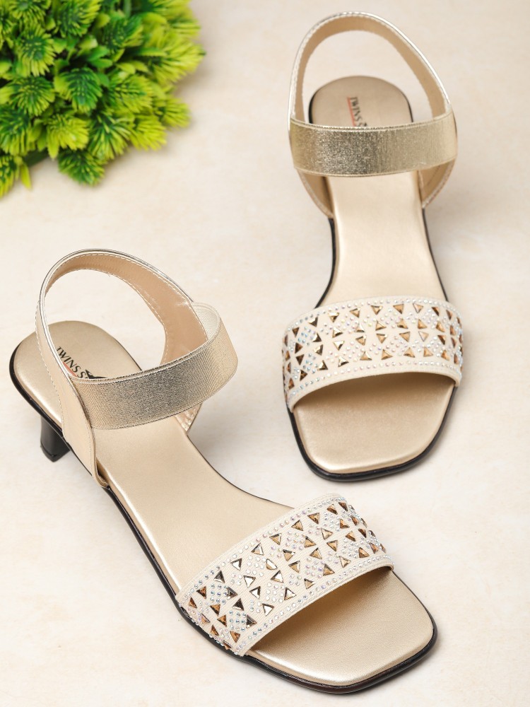 Ladies gold sandals hot sale