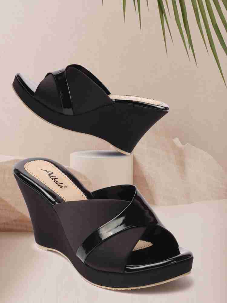 Black wedge online slides