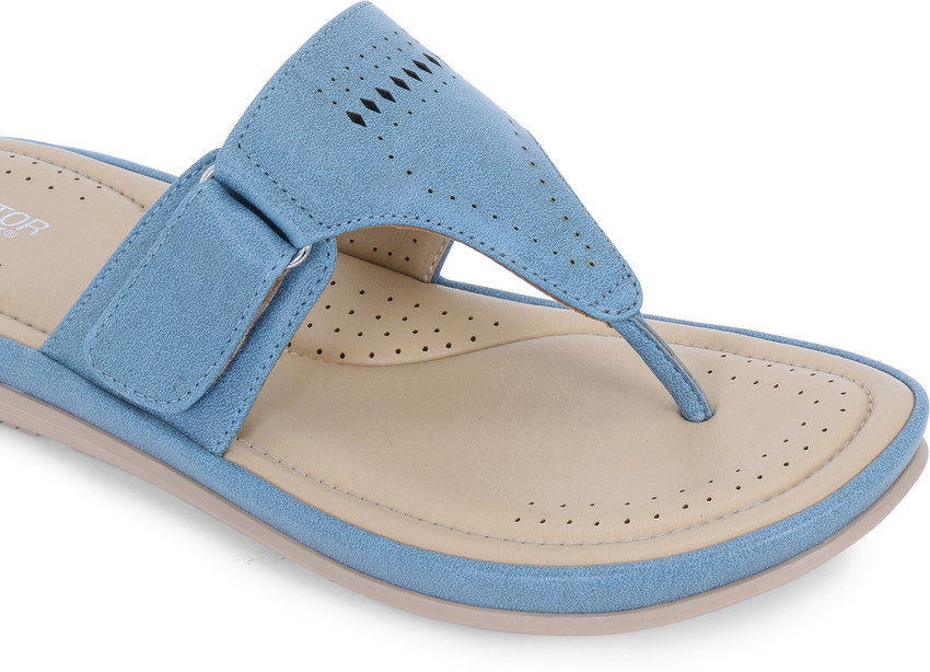 Navy leather flip sale flops
