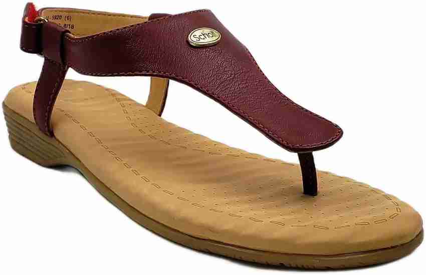 Dr Scholl Women Maroon Sandals Buy Dr Scholl Women Maroon