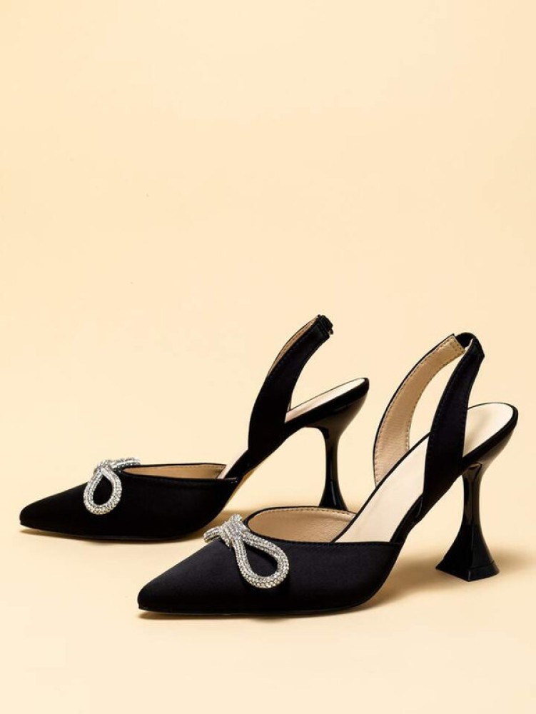 Klexio Women Black Heels - Buy Klexio Women Black Heels Online at