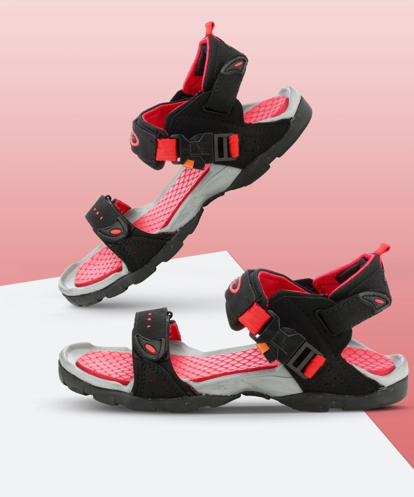 SPARX Men SS-105 Men Black Red Sports Sandals