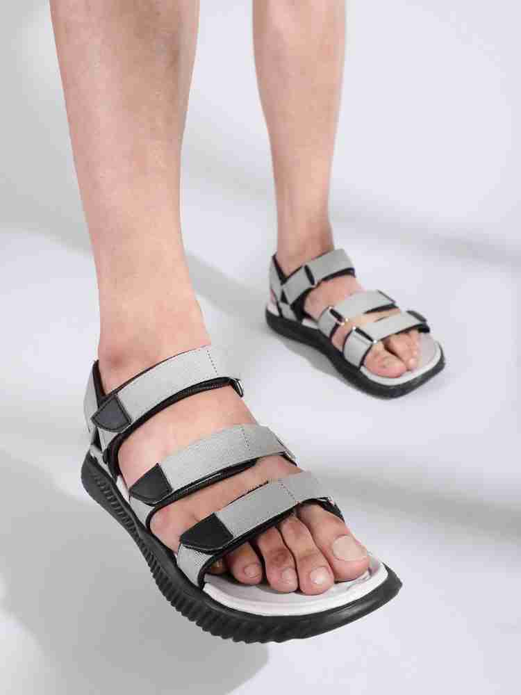 A HA By Liberty A HA STAMINA 4E Men Grey Sports Sandals