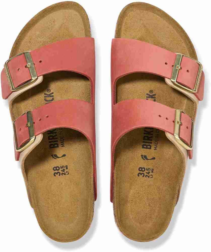 Womens best sale red birkenstock