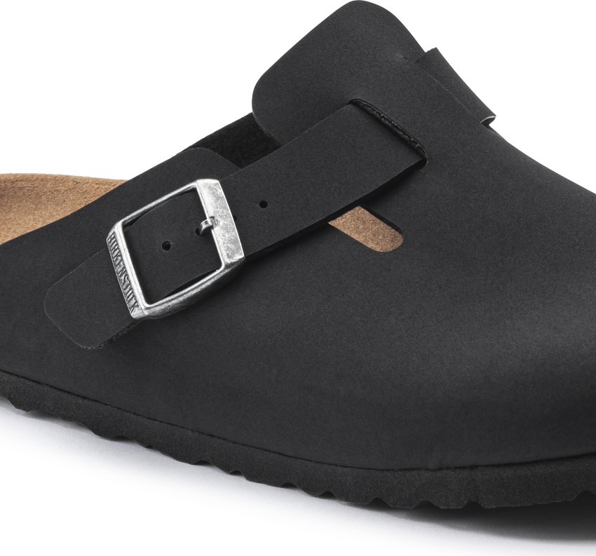 BIRKENSTOCK Boston Vegan Regular Width Men Black Clogs Buy