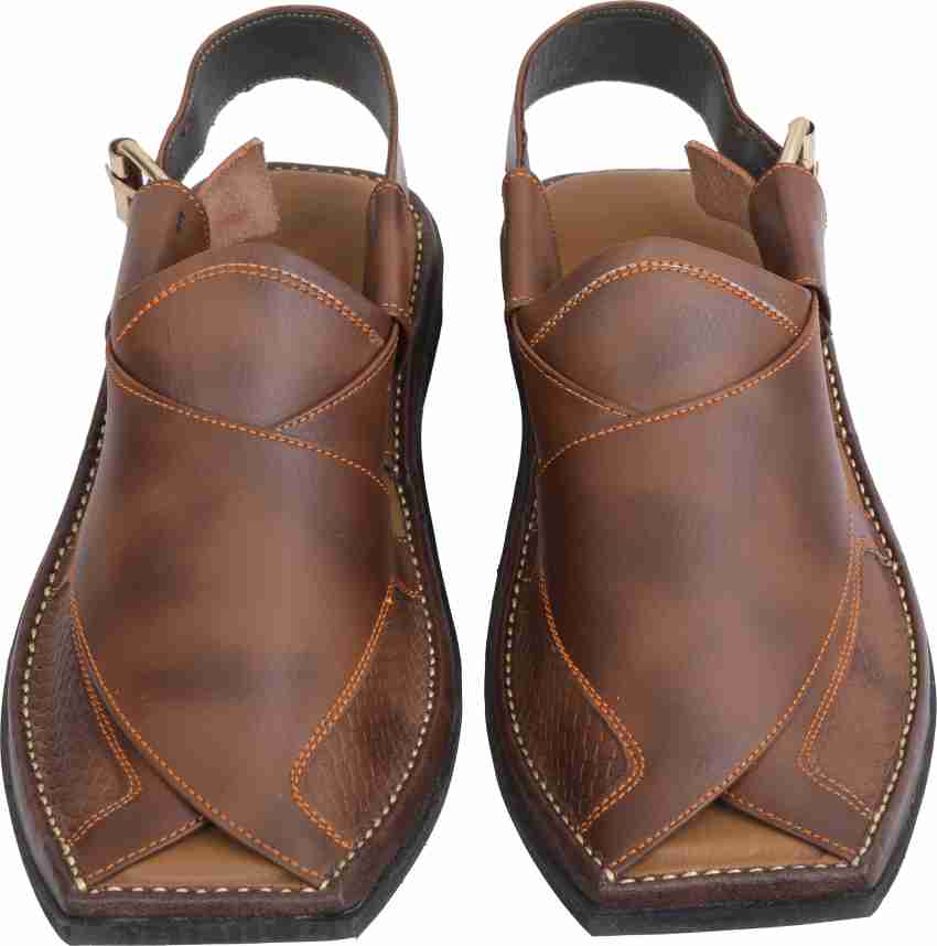 PESHAWARI CHAPPAL Men Tan Sandals Buy PESHAWARI CHAPPAL Men Tan