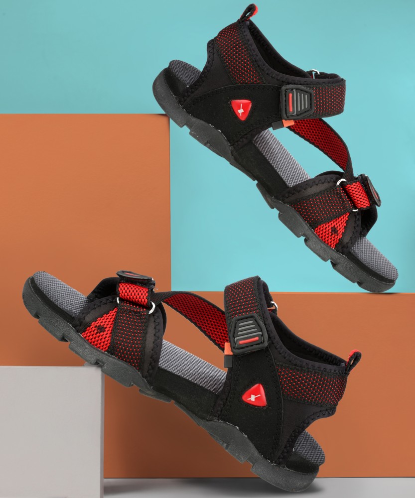 Sparx SS 105 Men Black Red Sandals Buy Sparx SS 105 Men Black