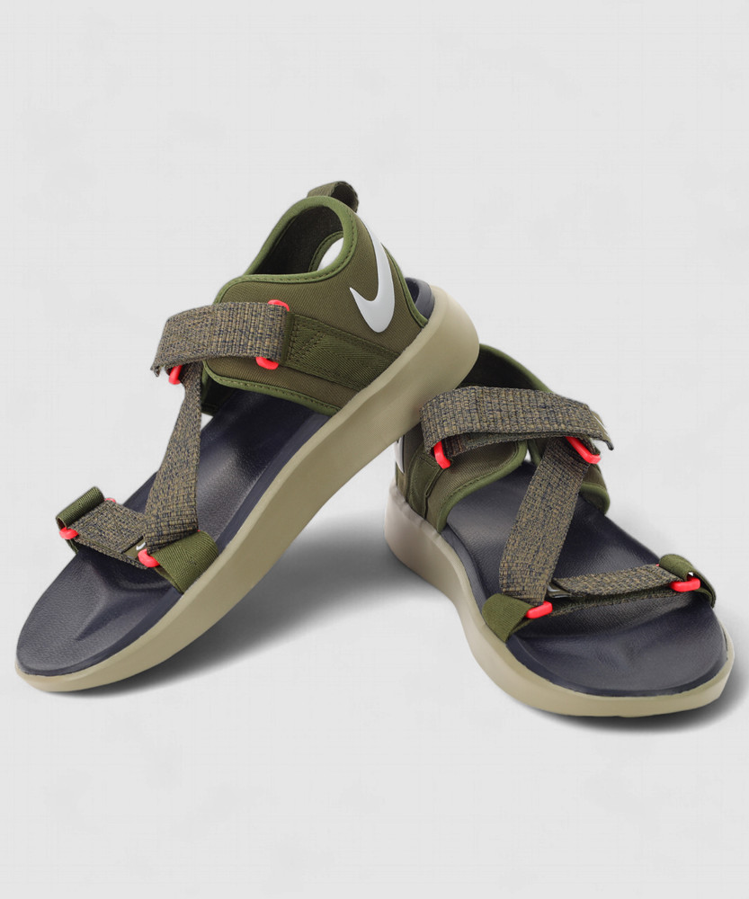 Olive green nike sandals on sale