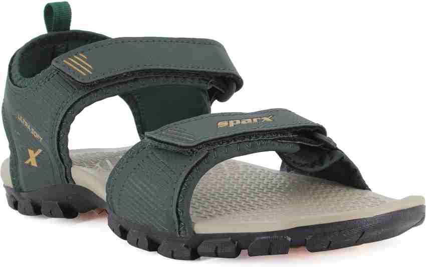 Sparx Men Green Gold Sandals Buy Sparx Men Green Gold Sandals
