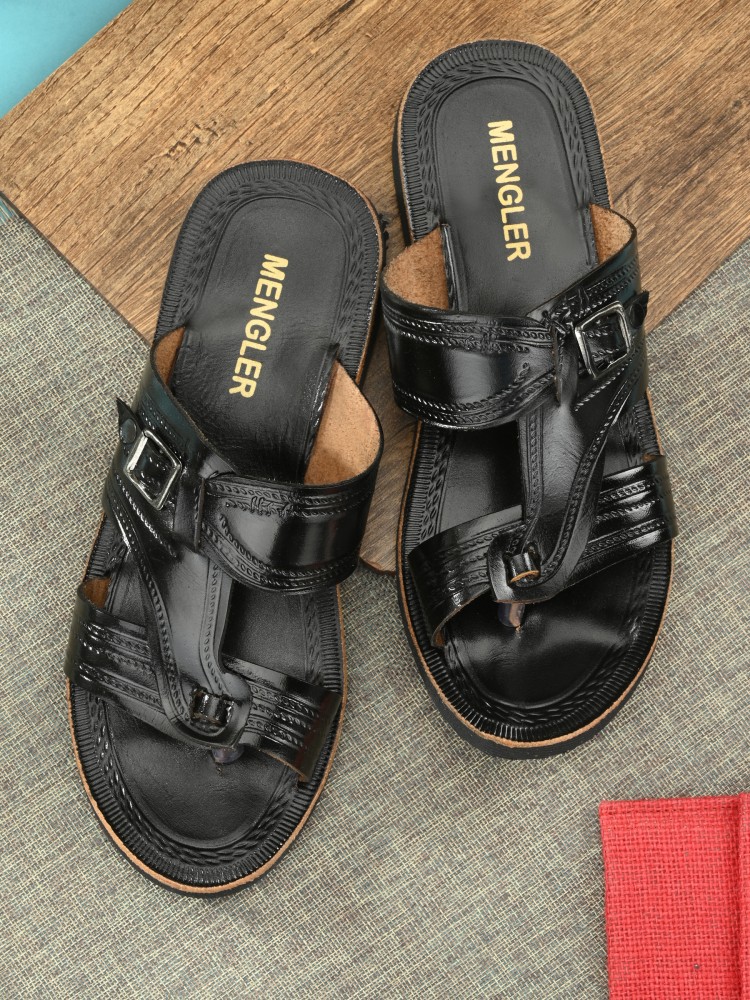 MENGLER Men Black Sandals Buy MENGLER Men Black Sandals Online