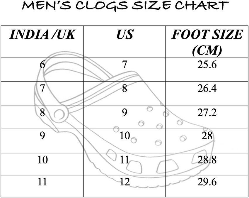 Mens clogs clearance size 12