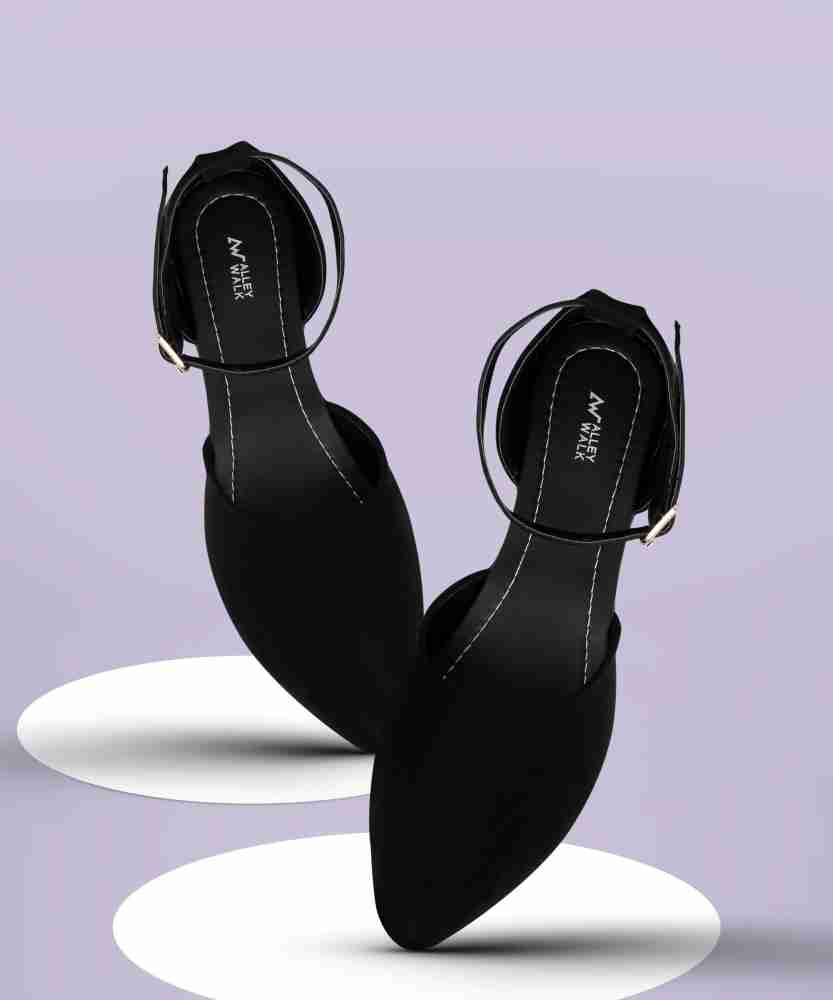 Alley Walk Women Black Bellies - Buy Alley Walk Women Black Bellies Online  at Best Price - Shop Online for Footwears in India | Flipkart.com