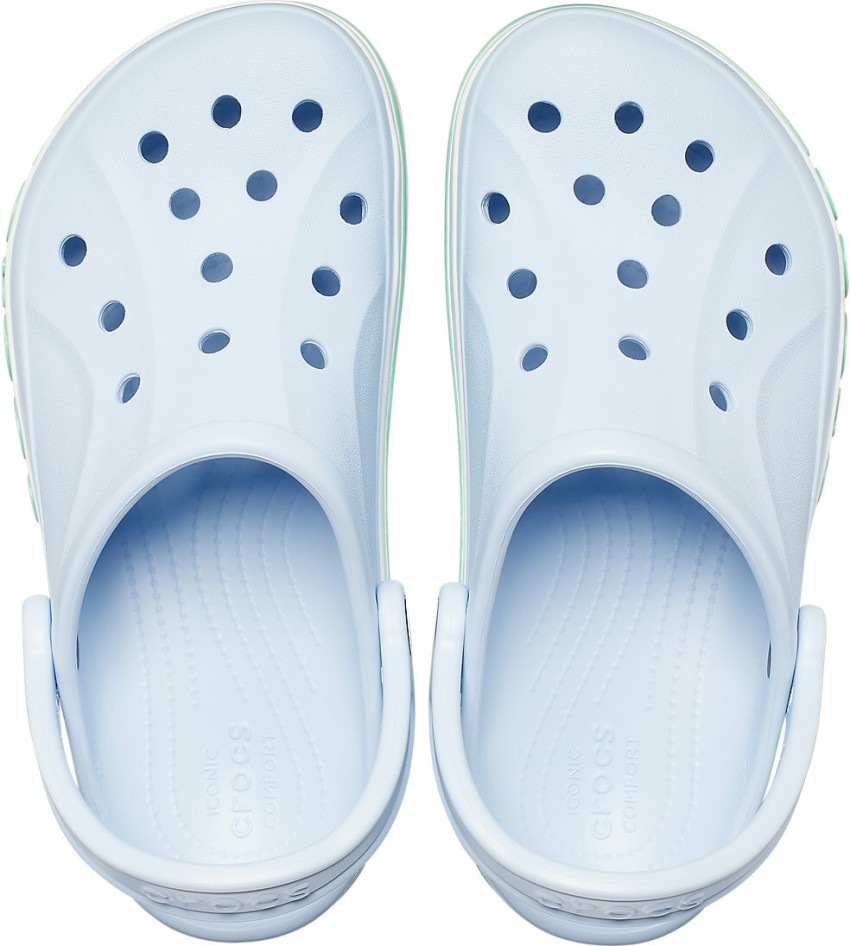 Crocs with fur mineral blue hot sale