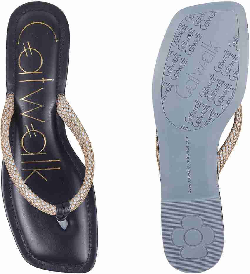 Catwalk clearance blue flats