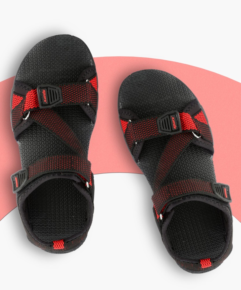 Sparx Men SS 105 Men Black Red Sports Sandals