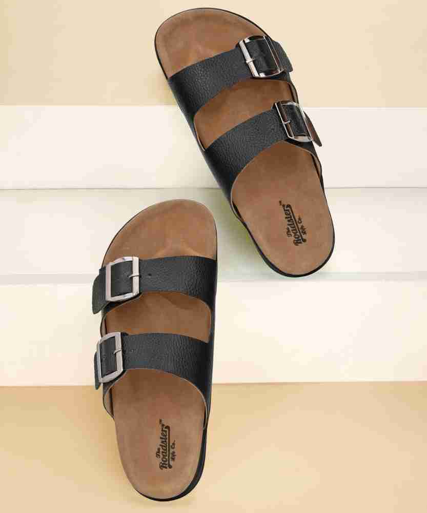 Roadster black sandals online