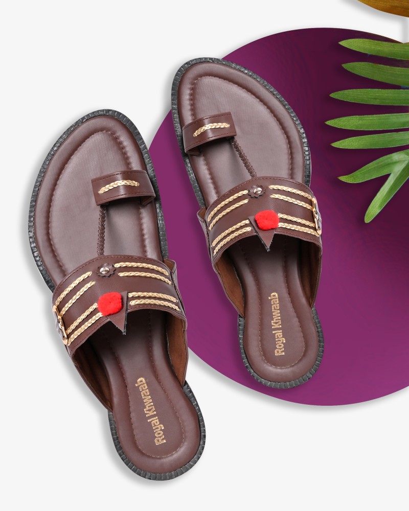 flipkart kolhapuri chappal