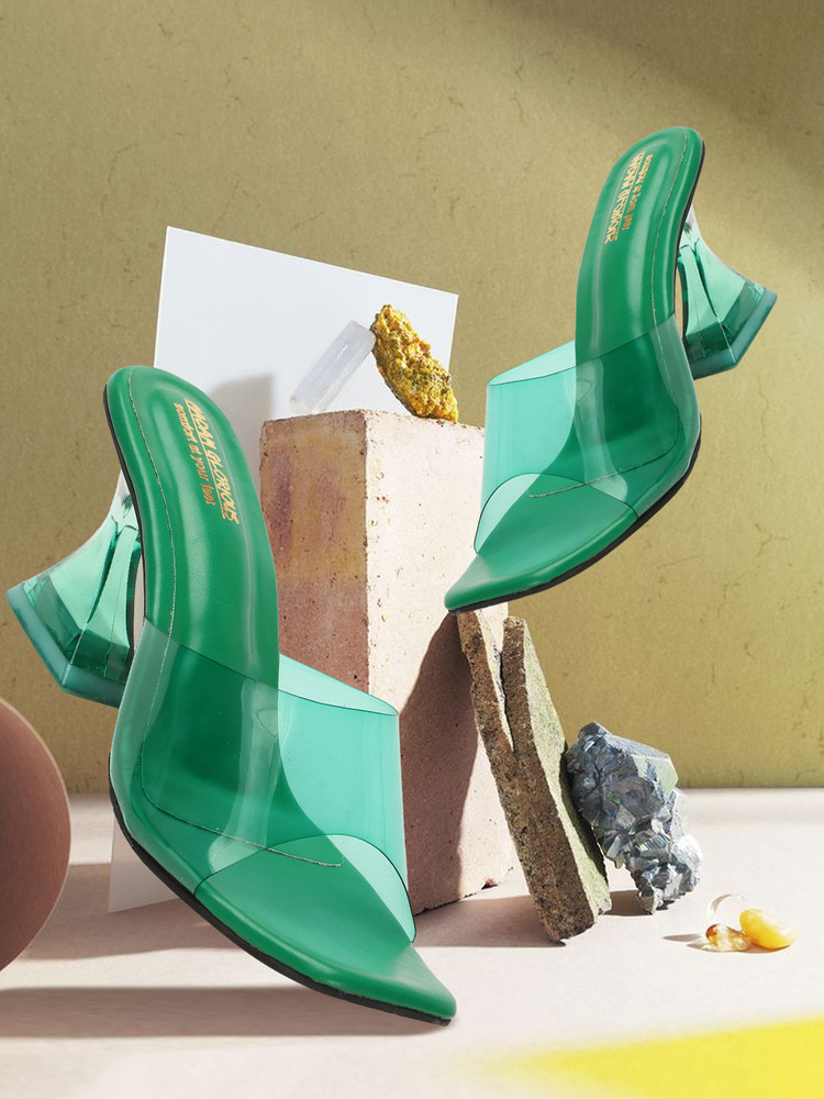 madam glorious Women Green Heels