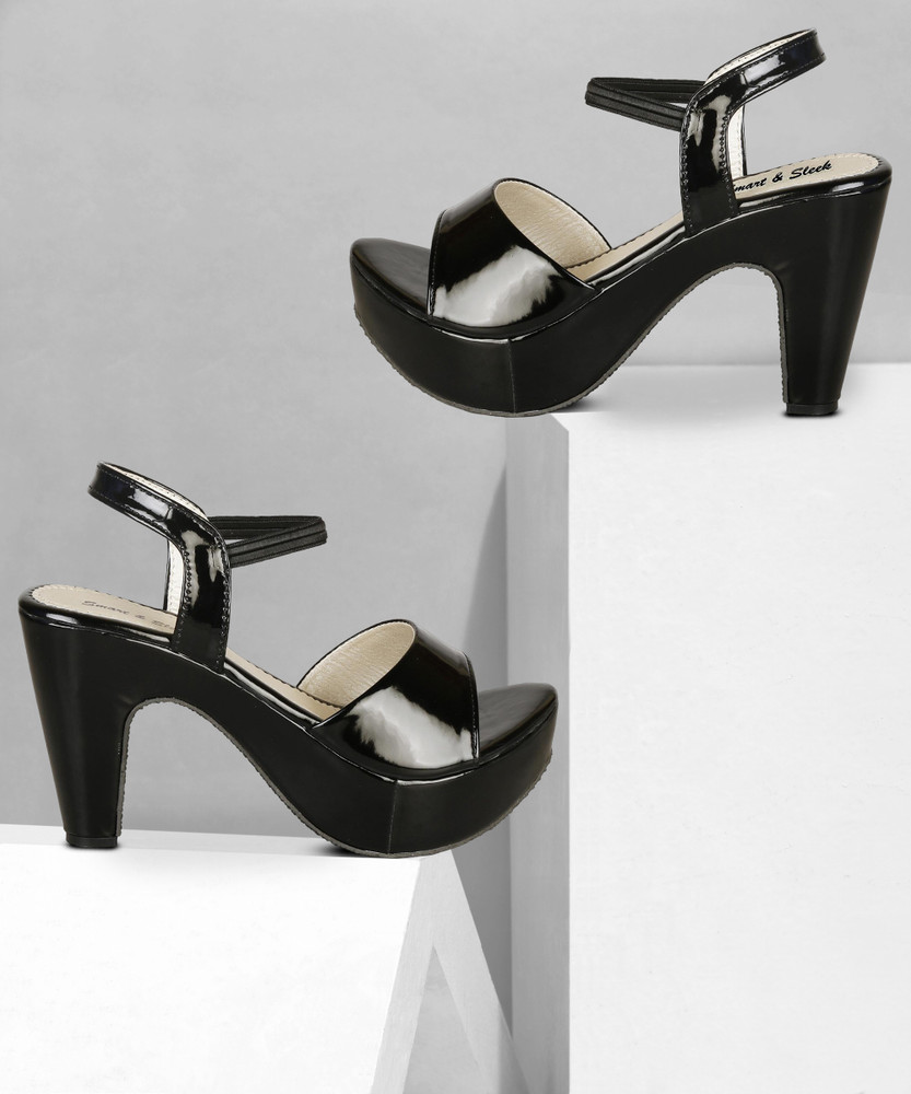 Smart Sleek Women Black Heels Buy Smart Sleek Women Black