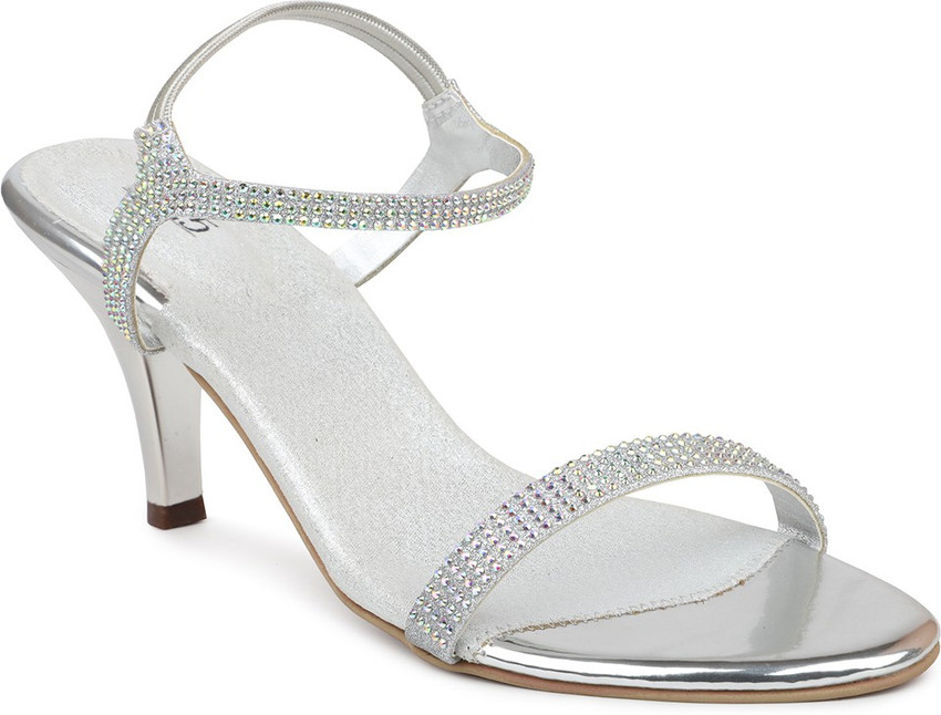 Inc.5 Women Silver Heels Buy Inc.5 Women Silver Heels Online at